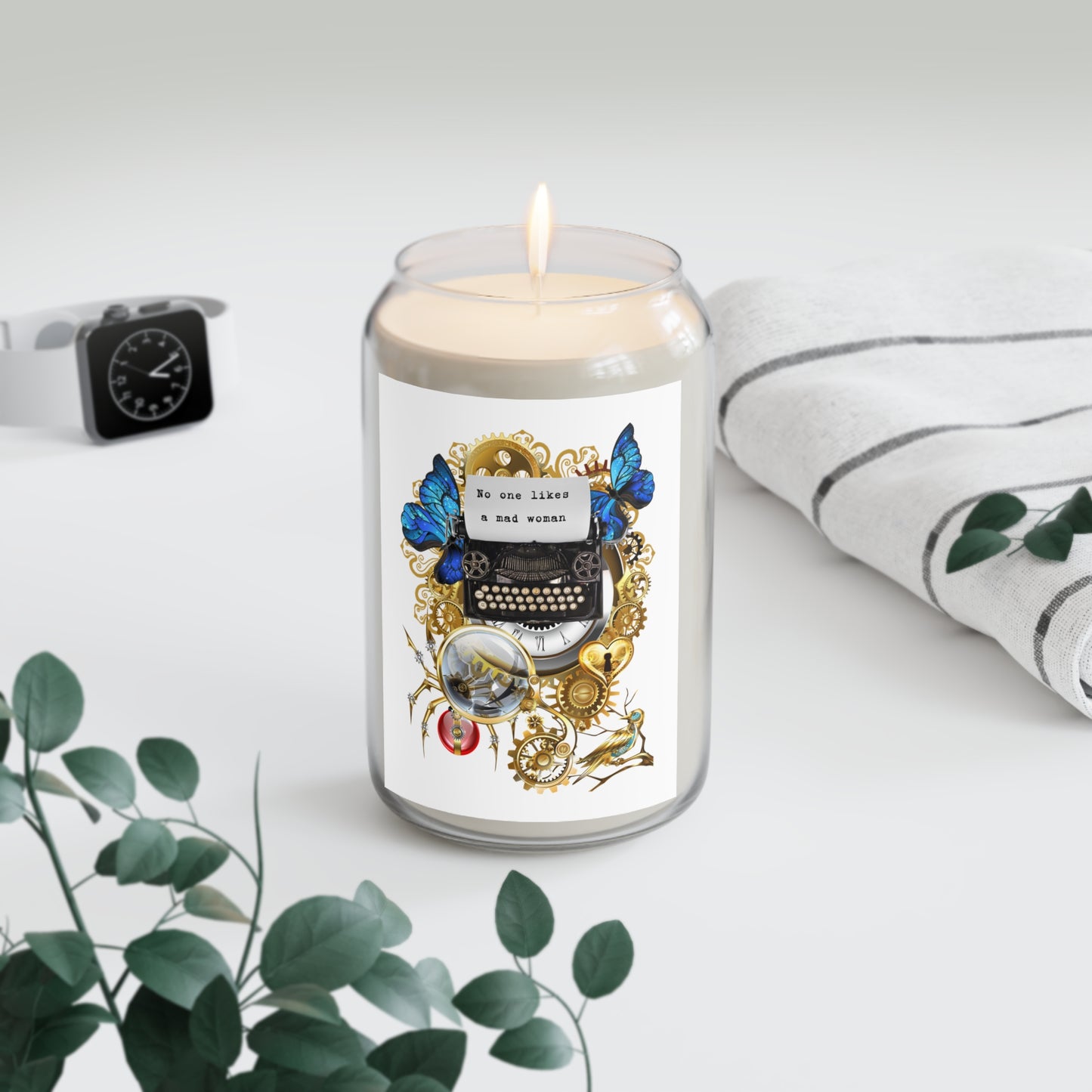 13.75oz Scented Candle - "Mad Woman" Inspired Design