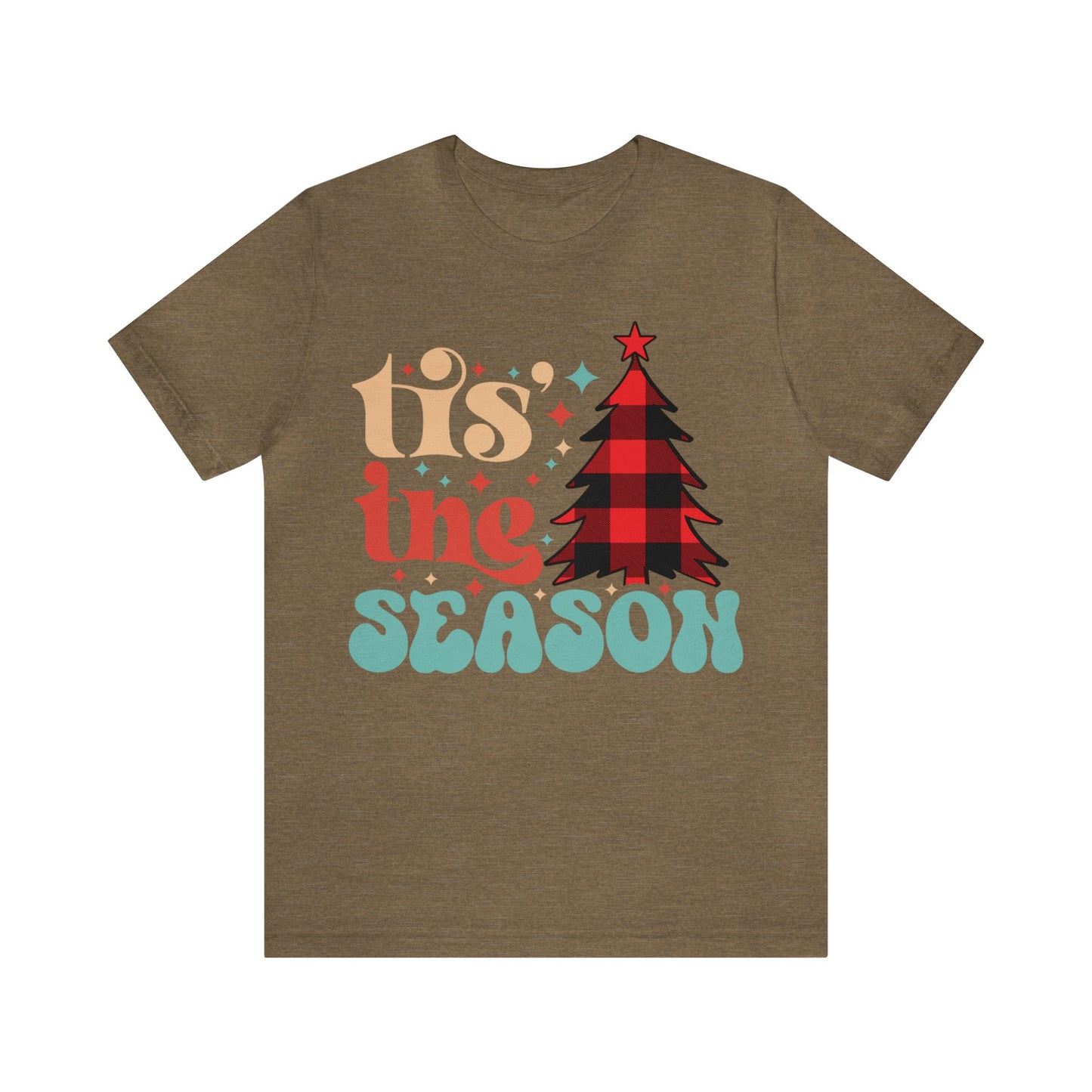 TIS THE SEASON Christmas T-Shirt Unisex Jersey Short Sleeve Tee