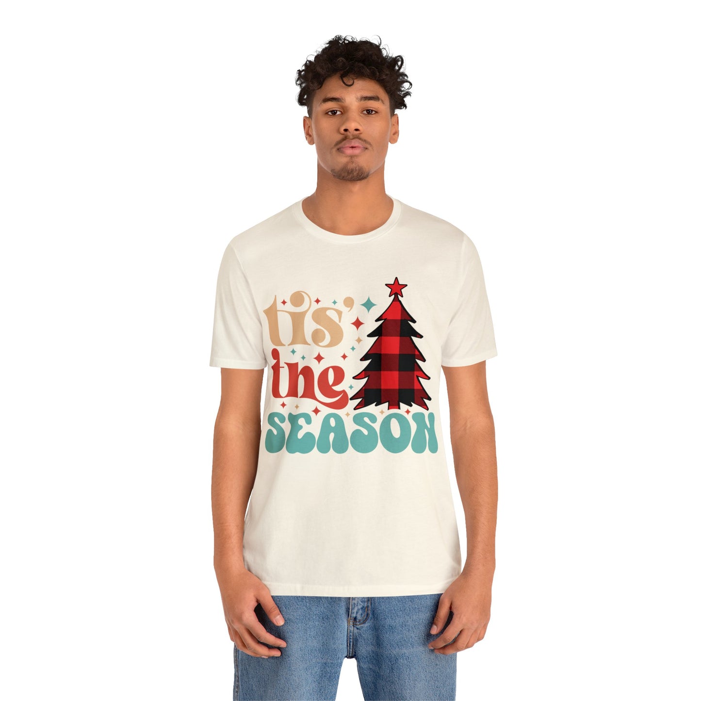 TIS THE SEASON Christmas T-Shirt Unisex Jersey Short Sleeve Tee