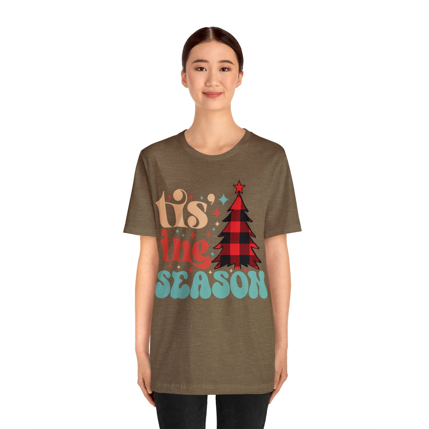 TIS THE SEASON Christmas T-Shirt Unisex Jersey Short Sleeve Tee