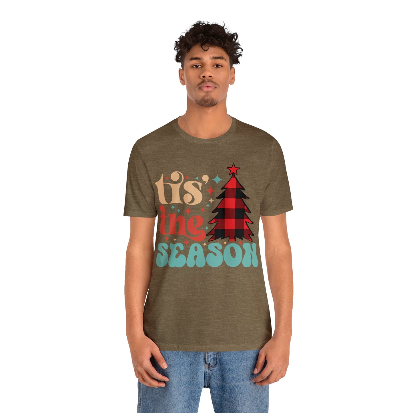 TIS THE SEASON Christmas T-Shirt Unisex Jersey Short Sleeve Tee