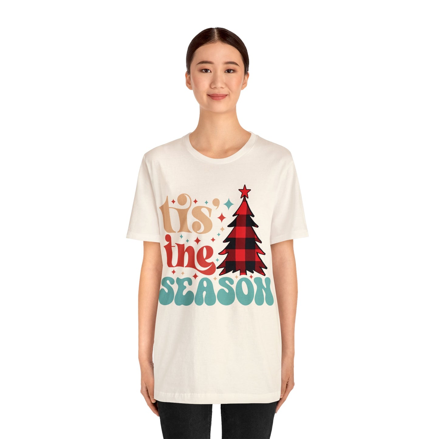 TIS THE SEASON Christmas T-Shirt Unisex Jersey Short Sleeve Tee